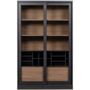 JAMES CABINET BLACK/WALNUT [fsc]
