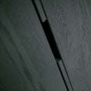 SILAS 2-DOORS CABINET ASH BRUSHED BLACKNIGHT [fsc]