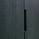 SILAS 2-DOORS CABINET ASH BRUSHED BLACKNIGHT [fsc]