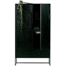 SILAS 2-DOORS CABINET ASH BRUSHED BLACKNIGHT [fsc]
