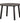 LANGE JAN O EXTENDABLE DINING TABLE OAK BLACKNIGHT [fsc]