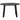 LANGE JAN O EXTENDABLE DINING TABLE OAK BLACKNIGHT [fsc]
