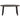 LANGE JAN O EXTENDABLE DINING TABLE OAK BLACKNIGHT [fsc]