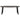 LANGE JAN O EXTENDABLE DINING TABLE OAK BLACKNIGHT [fsc]