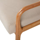 MARK ARMCHAIR WOVEN FABRIC NATUREL
