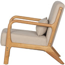 MARK ARMCHAIR WOVEN FABRIC NATUREL