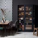 JAMES CABINET BLACK/WALNUT [fsc]