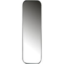 DOUTZEN MIRROR METAL BLACK 170x40CM