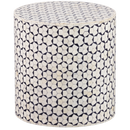 NEVA SIDE TABLE BLACK/WHITE