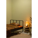 MEES QUEEN BED METAL BLACK 120x200CM