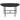 VAJEN COFFEE TABLE WITH MARBLE LOOK TABLETOP BLACK 70x70CM