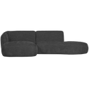 POLLY CHAISE LONGUE LEFT GREY