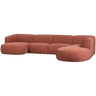 POLLY SOFA U-SHAPE RIGHT PINK