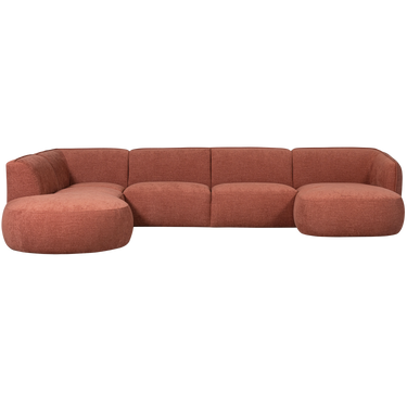 POLLY SOFA U-SHAPE LEFT PINK