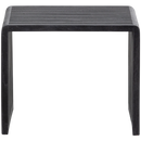WILLA SIDE TABLES RECYCLED TEAK BLACK - SET OF 2