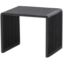 WILLA SIDE TABLES RECYCLED TEAK BLACK - SET OF 2