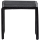 WILLA SIDE TABLES RECYCLED TEAK BLACK - SET OF 2