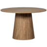 MAAN DINING TABLE ROUND MDF WALNUT O120CM