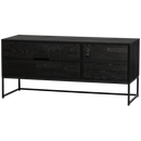 SILAS TV UNIT 120CM ASH BLACKNIGHT [fsc]