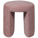 CHARLIE UPHOLSTERED STOOL BLUSH