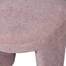 CHARLIE UPHOLSTERED STOOL BLUSH