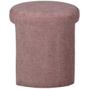 CHARLIE UPHOLSTERED STOOL BLUSH