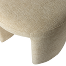 CHARLIE UPHOLSTERED STOOL NATURAL