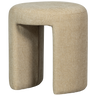 CHARLIE UPHOLSTERED STOOL NATURAL