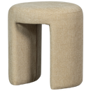 CHARLIE UPHOLSTERED STOOL NATURAL
