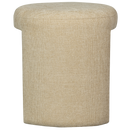 CHARLIE UPHOLSTERED STOOL NATURAL