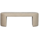 JACOB UPHOLSTERED BENCH NATURAL