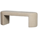 JACOB UPHOLSTERED BENCH NATURAL