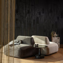 SOYA SIDE TABLE MANGO WOOD/GLASS BLACK