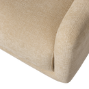 OSCAR SWIVEL ARMCHAIR NATURAL
