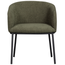 LEON DINING CHAIR BOUCLE FOREST GREEN