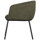 LEON DINING CHAIR BOUCLE FOREST GREEN