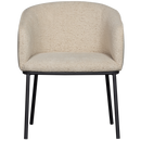 LEON DINING CHAIR BOUCLE NATURAL MELANGE