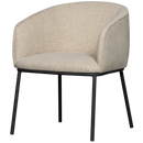 LEON DINING CHAIR BOUCLE NATURAL MELANGE