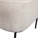 LEON DINING CHAIR BOUCLE NATURAL MELANGE