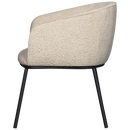 LEON DINING CHAIR BOUCLE NATURAL MELANGE