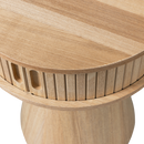 KARRI NIGHTSTAND ROUND MDF/PINE NATURAL