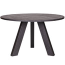 RHONDA DINING TABLE O129 CM OAK BLACKNIGHT [fsc]