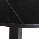 RHONDA DINING TABLE O129 CM OAK BLACKNIGHT [fsc]