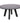 RHONDA XL DINING TABLE O150 OAK BLACKNIGHT [fsc]