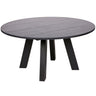 RHONDA XL DINING TABLE O150 OAK BLACKNIGHT [fsc]