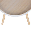 SASHA SIDE TABLE O41 CM WOOD NATURAL