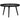 MESA SIDETABLE L WOOD BLACK