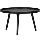 MESA SIDETABLE L WOOD BLACK