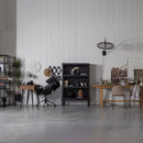 BONK OPEN CABINET PINE MATT BLACK [fsc]