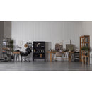 BONK OPEN CABINET PINE MATT BLACK [fsc]